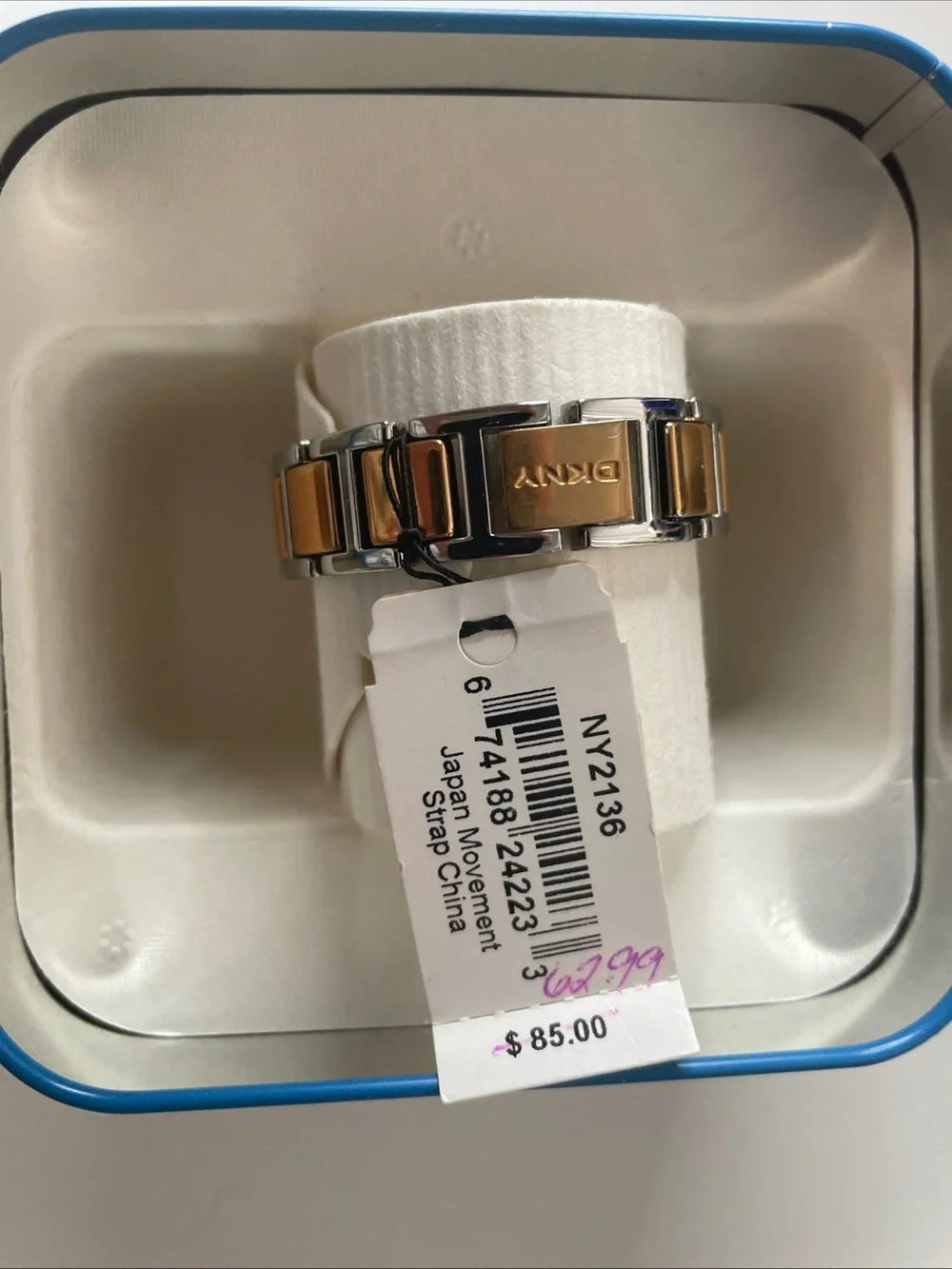 DKNY WATCH WOMENS STANHOPE  NY2136 STAINLESS STEEL BRACELET QUARTZ GENUINE